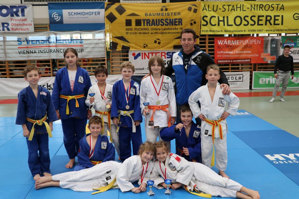 Hervorragendes Ergebnis beim Int. Judoturnier U10-U12 in Rohrbach