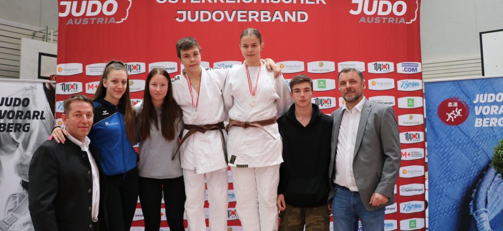 2 Österreichische Vizemeister mit Pollhammer Katrin und Leb Stefan bei der ÖM U18 in Feldkirch in Vorarlberg.
