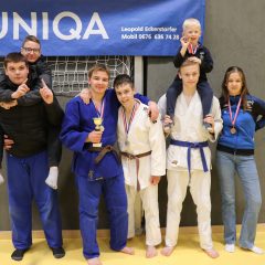 Jeweils drei 1. Plätze und 2. Plätze und sechs 3. Plätze bei dem Int. Judoturnier UJZ Trophy für U10 – U18 in Rohrbach für Kirchham