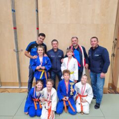 3 Goldene, 4 Silberne und 5 Bronzene bei dem Int. Judoturnier Colop Masters in Wels für U12/U14und U16.