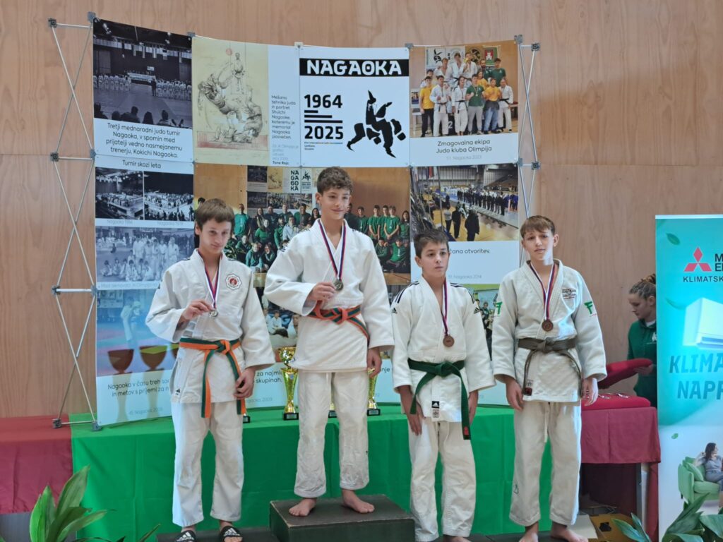 Gold für Blohberger Luca in der U14 -50kg und die Bronzene für Wörmanseder Johannes in der U18 -90kg beim Nagaoka Cup in Ljubljana in Slowenien.