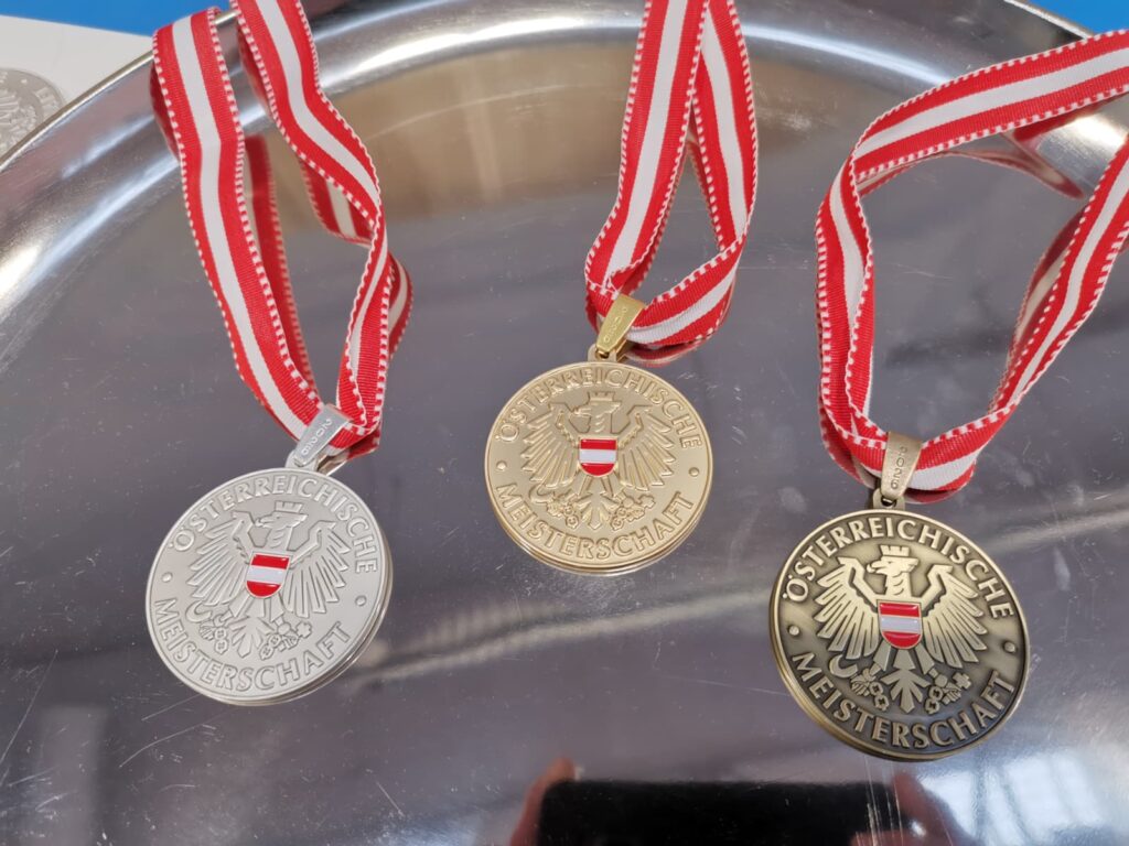 Voller Medaillensatz für die Judo Union Kirchham bei den ÖM U18