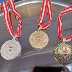 Voller Medaillensatz für die Judo Union Kirchham bei den ÖM U18